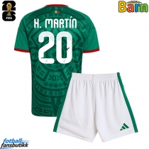 Mexico Henry Martin #20 Hjemmedraktsett Barn EM 2024 Kortermet (+ Korte bukser)